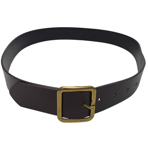 New Universal Thread Womens XXL Brown Genuine Leather USA Made Fashion Belt - Picture 1 of 3